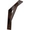 Ekena Millwork Traditional Steel Bracket, Antiqued Copper 2"W x 10"D x 10"H BKTM02X10X10TRACO - alternate 1